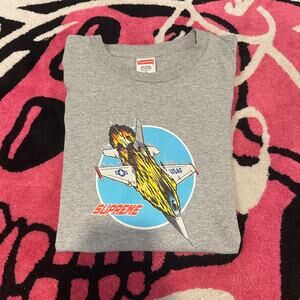 Supreme Jet Tee - Heather Grey - Size Medium - Used